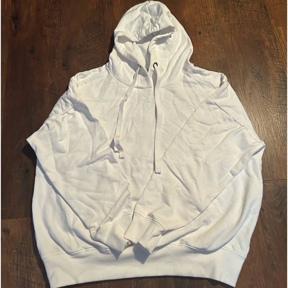 White sweatshirt